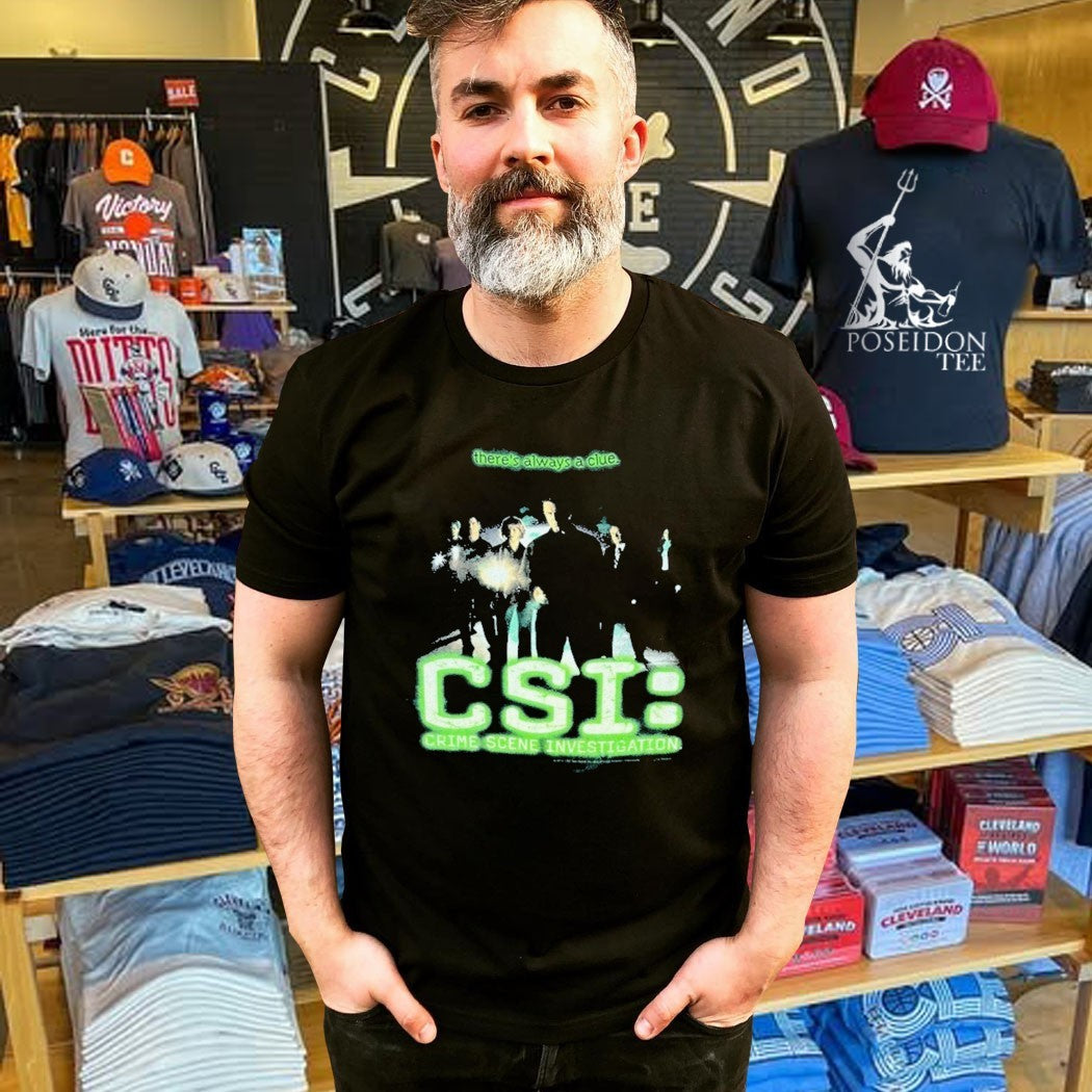 Csi Crime Scene Investigation There’s Always A Clue T-shirt