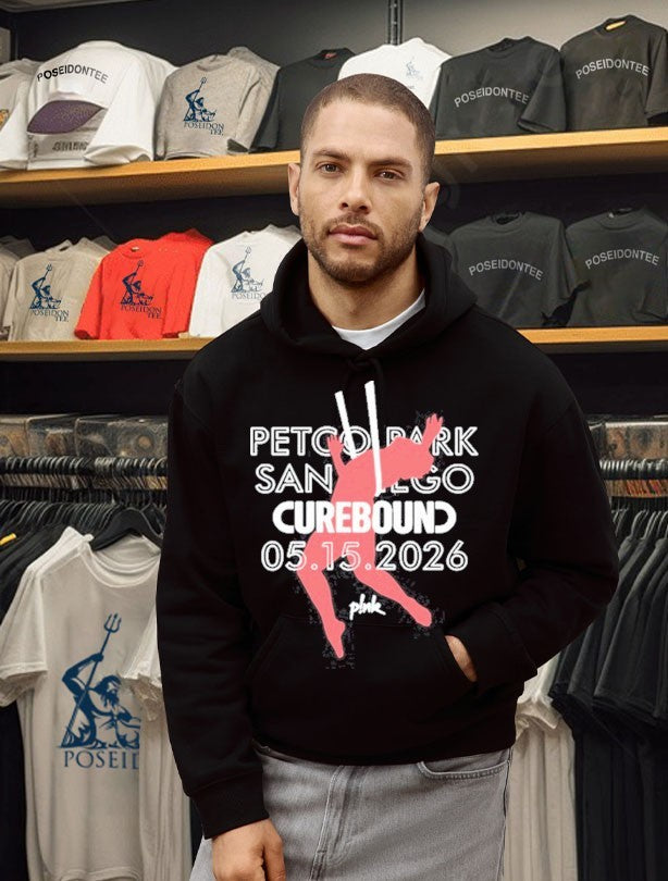 Curebound May 15 2026 Petco Park Black T-shirt