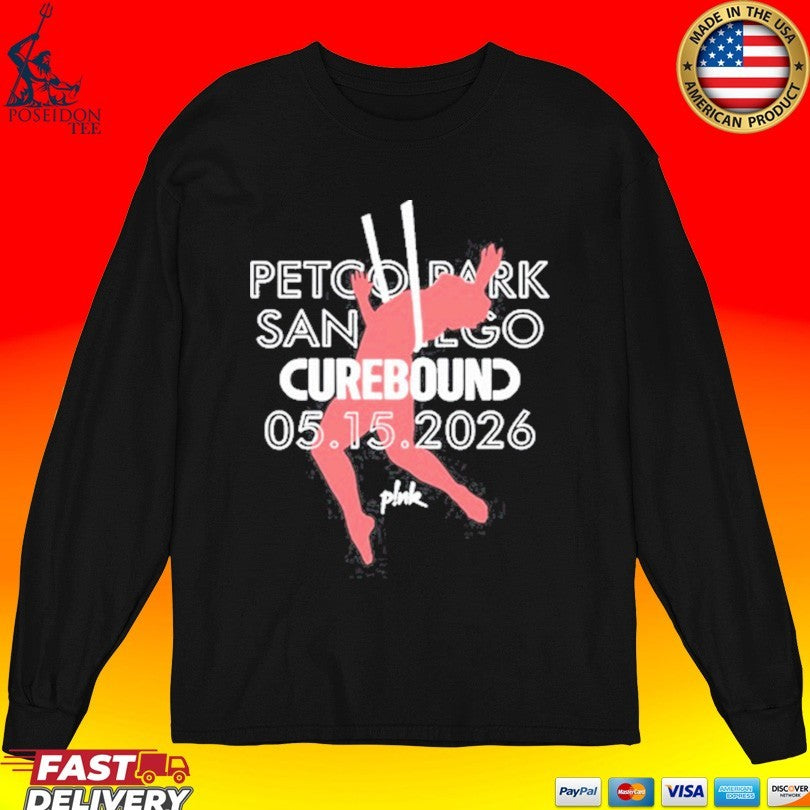 Curebound May 15 2026 Petco Park Black T-shirt