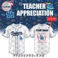 Custom Los Angeles Dodgers Teacher Night Baseball Jersey