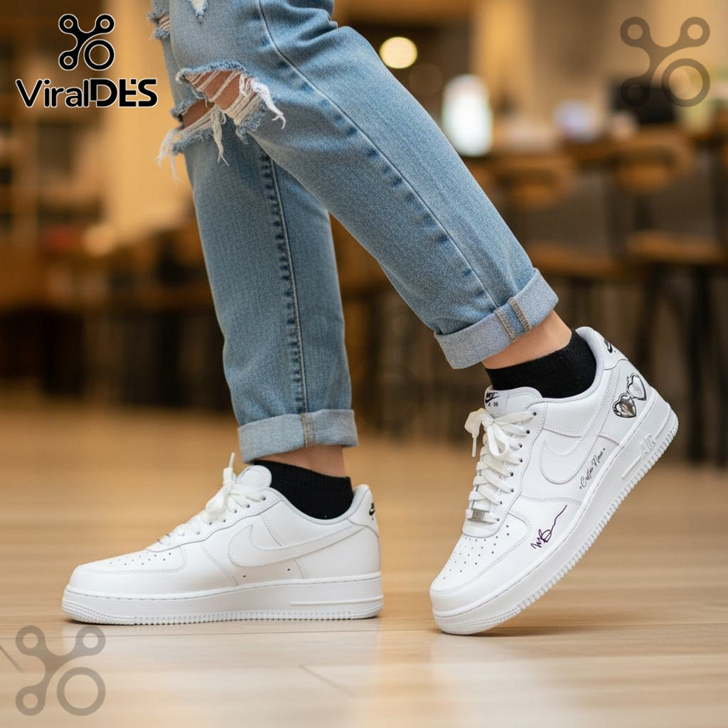 Custom Madison Beer The Locket Tour Air Force 1 Sneakers