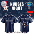 Custom Nurses Night x Houston Astros Baseball Jersey