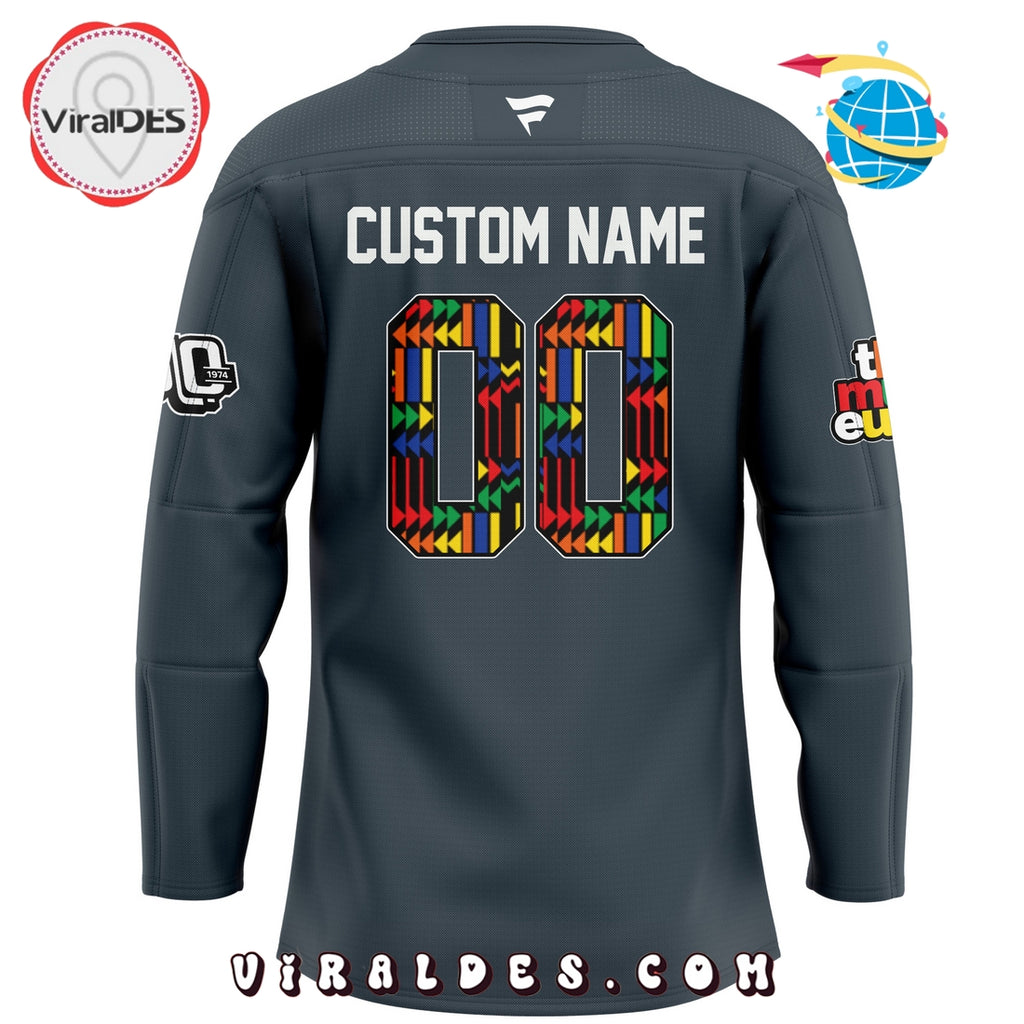 Custom Washington Capitals Black History Month Hockey Jersey
