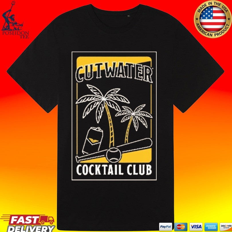 Cutwater cocktail club Spirits Brown & Gold Home Team T-shirt