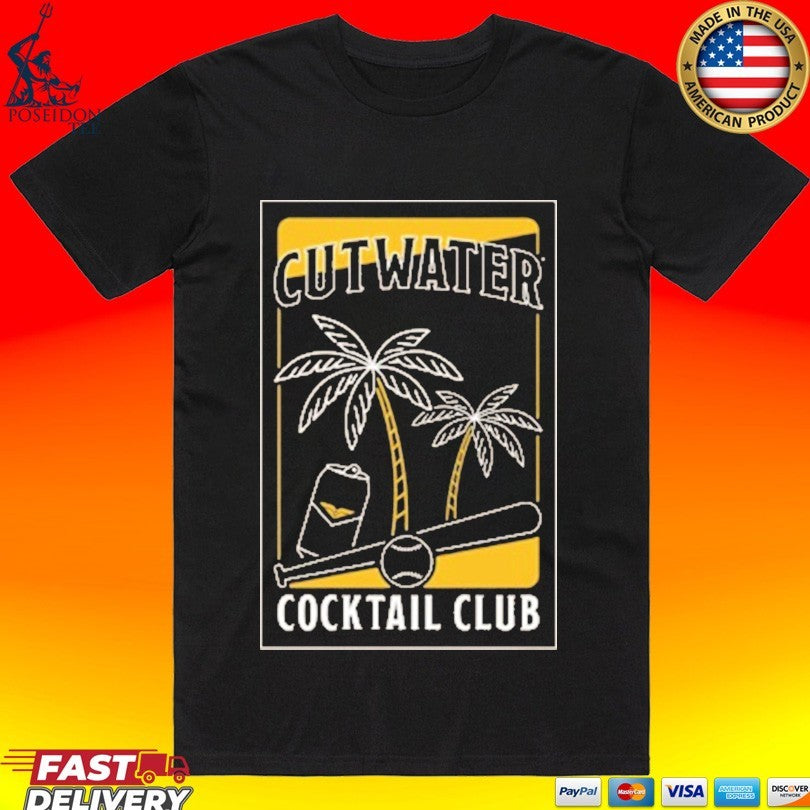 Cutwater cocktail club Spirits Brown & Gold Home Team T-shirt
