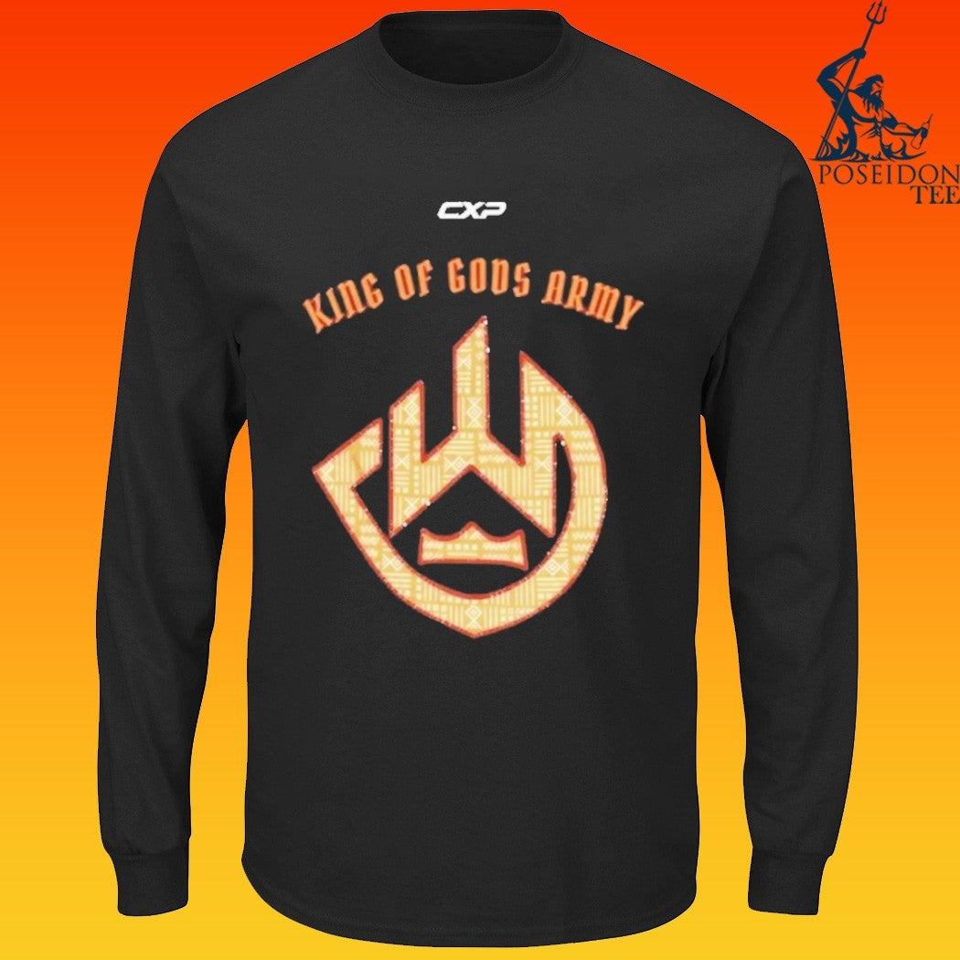 Cxp King Of Gods Army Deontay Wilder Logo T-shirt