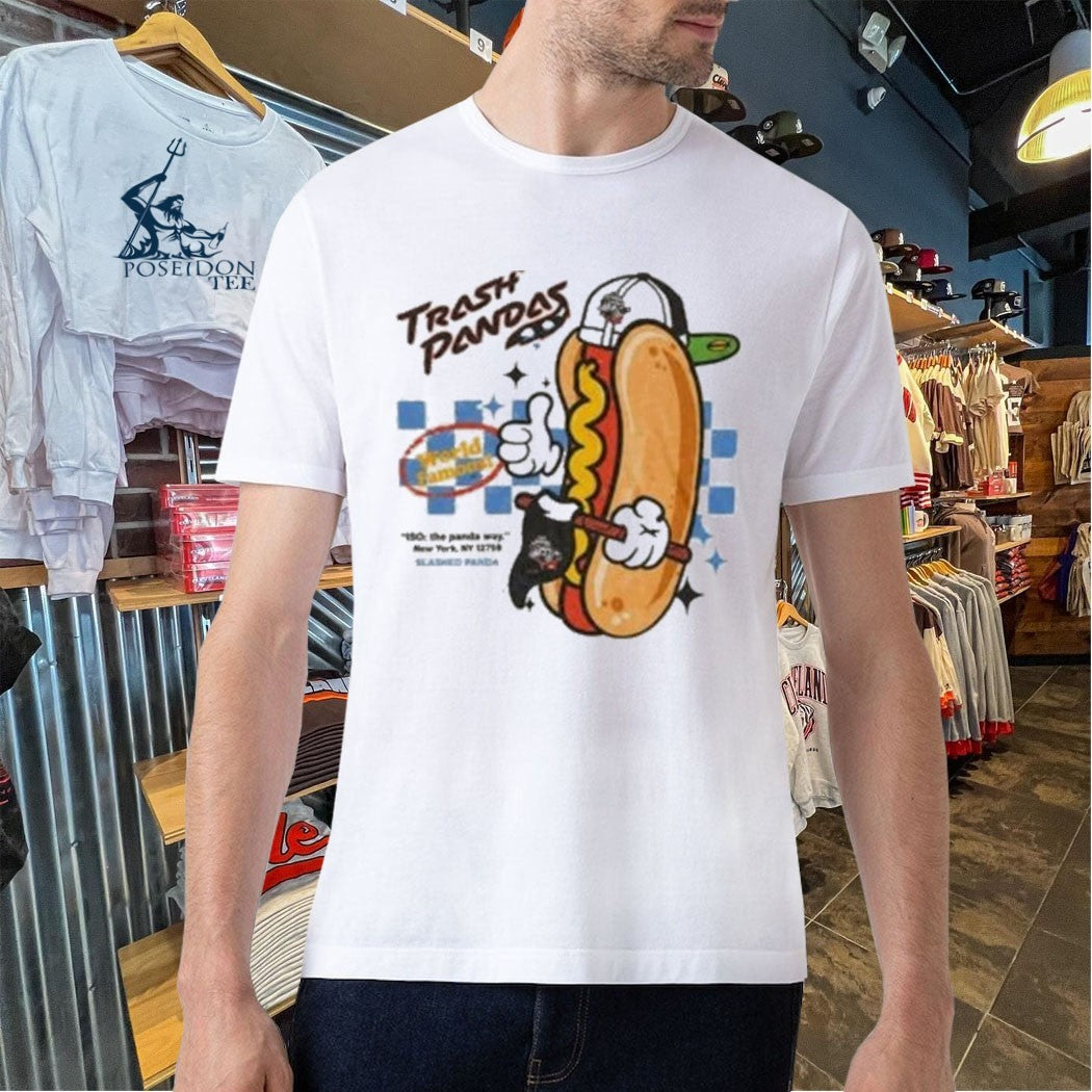 Rocket City Trash Pandas World Famous Hot Dog T-shirt