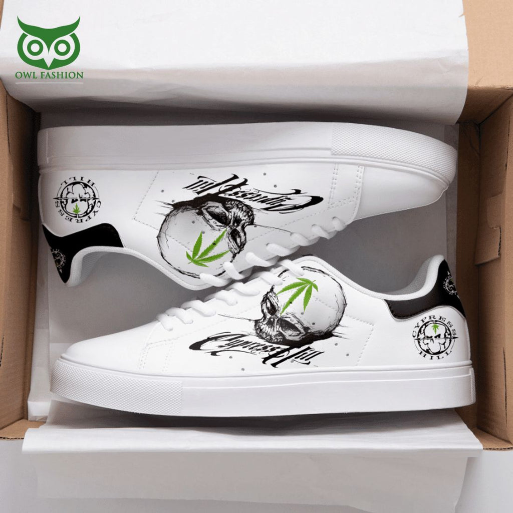 Cypress Hill Skull Grass 3D Printed Stan Smith Shoes