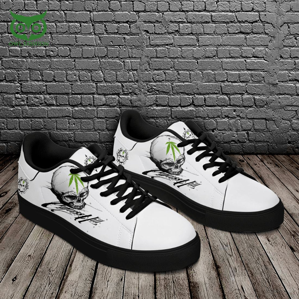 Cypress Hill Skull Grass 3D Printed Stan Smith Shoes