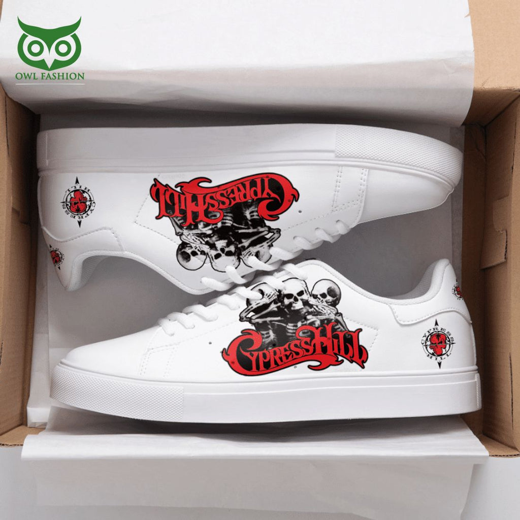 Cypress Hill Skull Red 3D Printed Stan Smith Shoes
