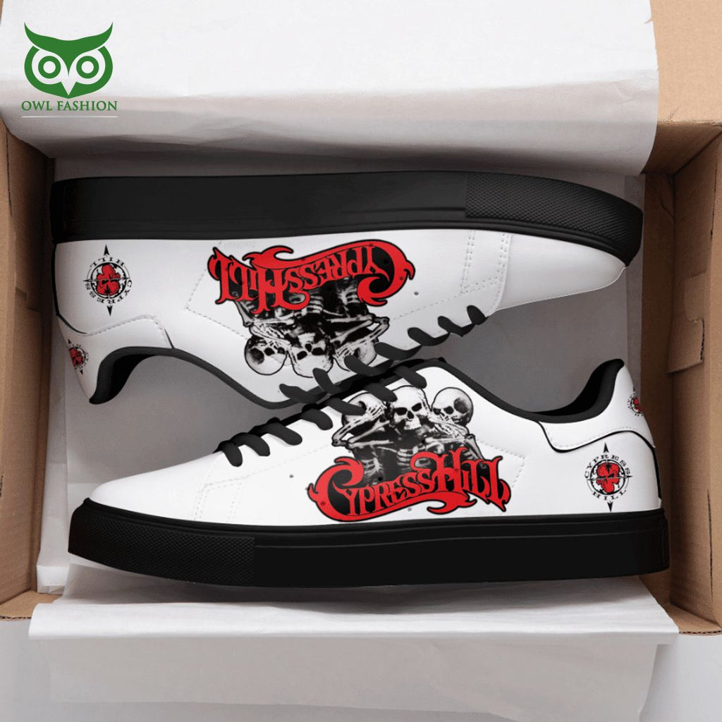 Cypress Hill Skull Red 3D Printed Stan Smith Shoes