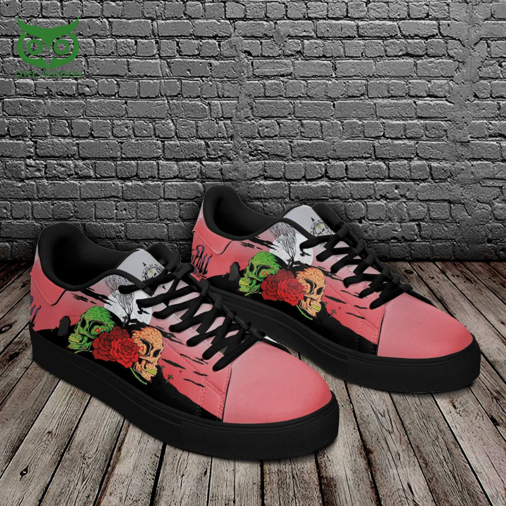 Cypress Hill Skull Roses 3D Printed Stan Smith Shoes