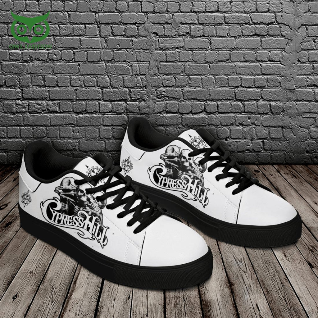 Cypress Hill Skull White 3D Printed Stan Smith Shoes