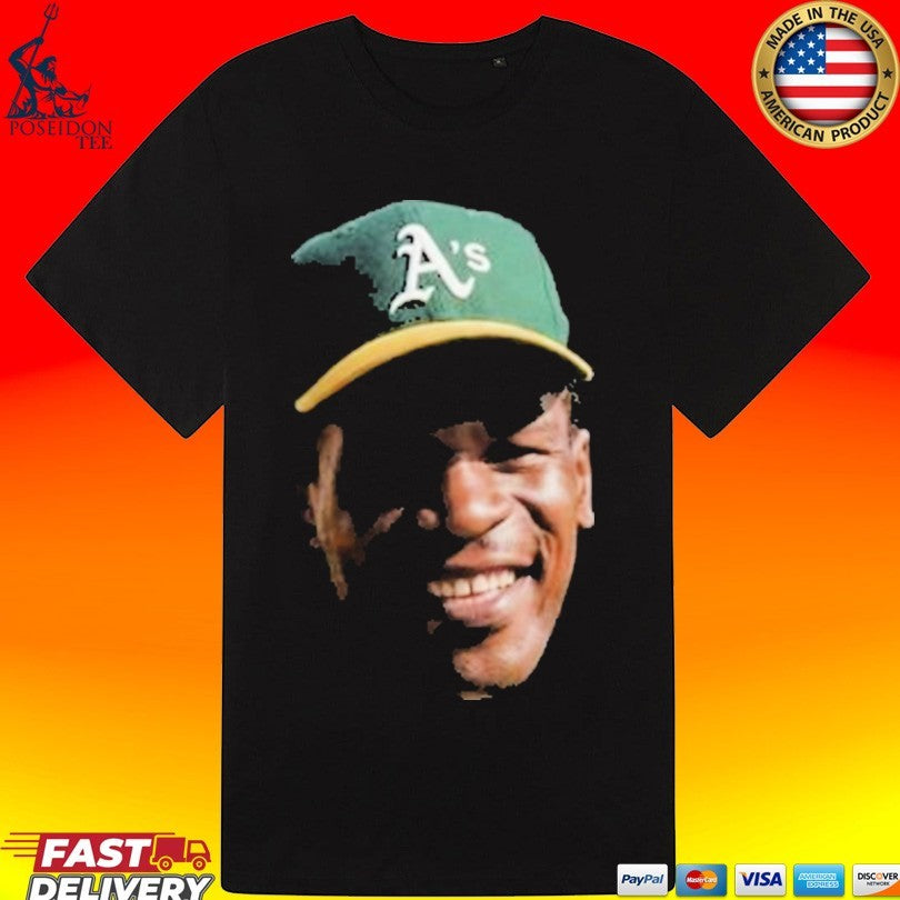 Dallas Braden Rickey Henderson Face T-shirt