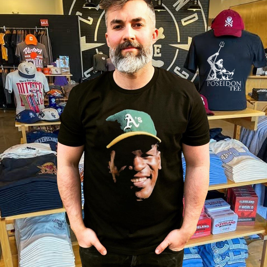 Dallas Braden Rickey Henderson Face T-shirt