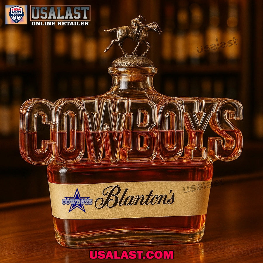 Dallas Cowboys Whiskey Bottle