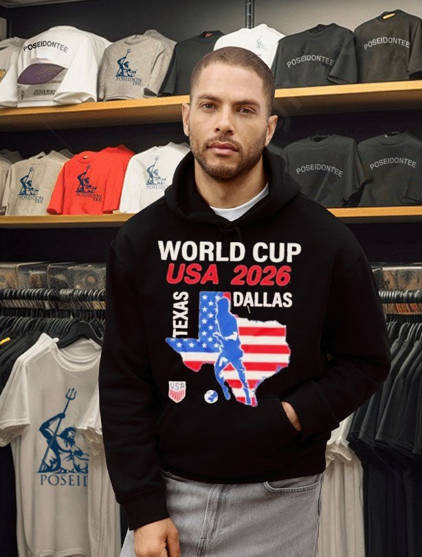 Dallas Texas Host 2026 World Cup Usa Soccer T-shirt