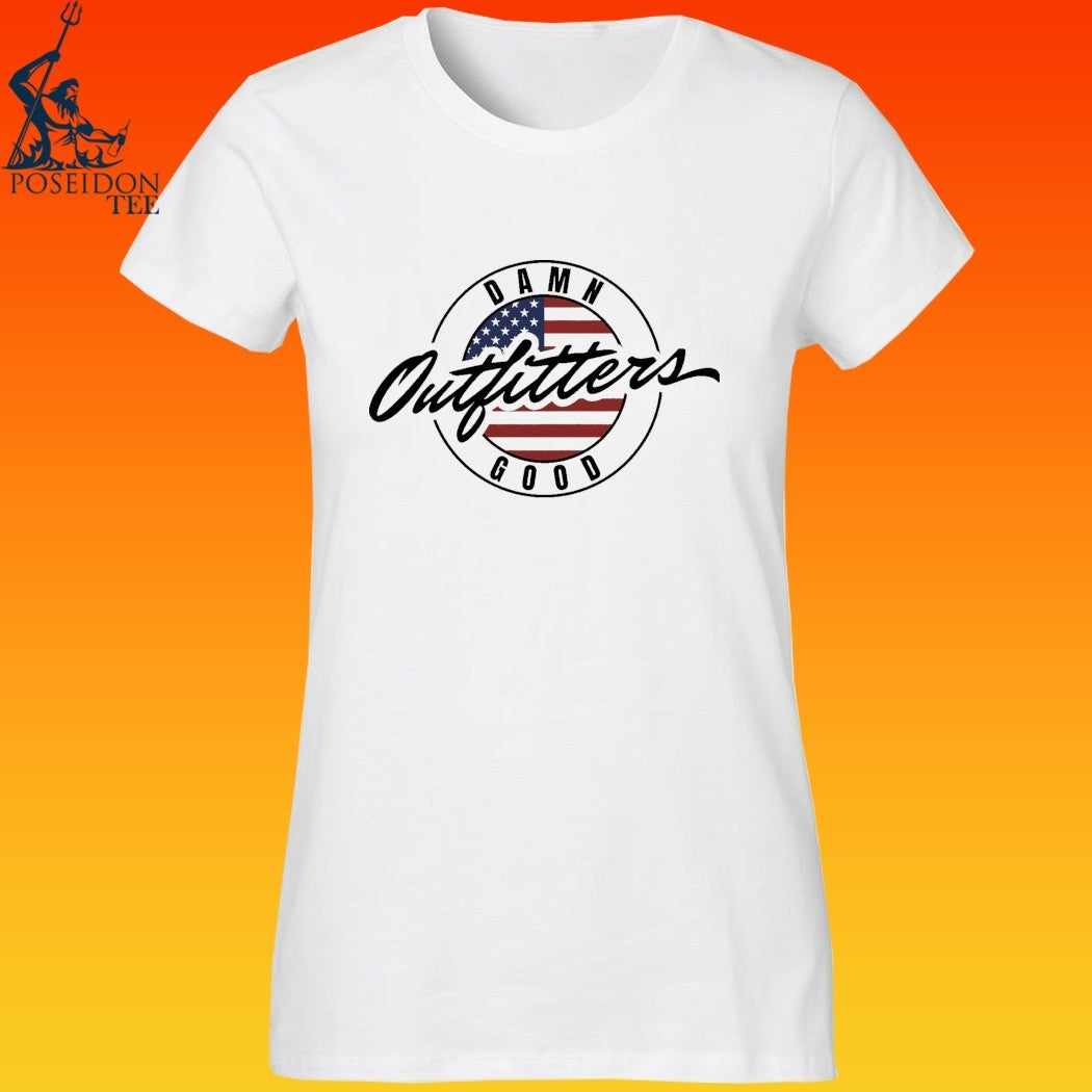 Damn Good Outfitters American Flag Logo T-shirt