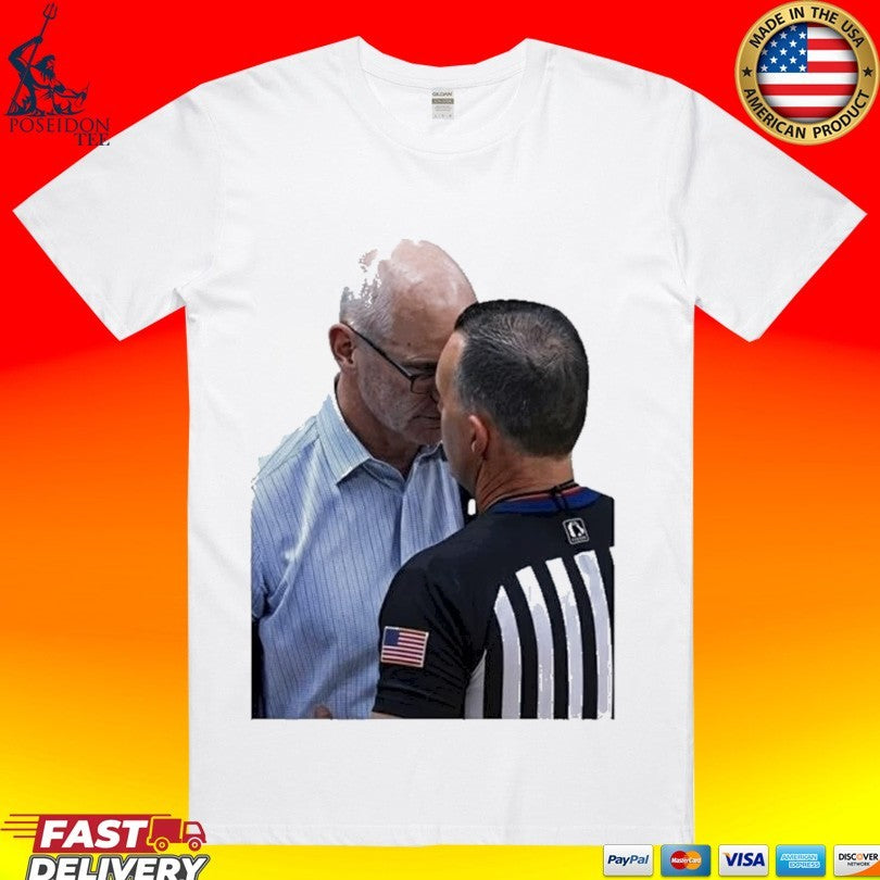 Dan Hurley Heated Moment Uconn Huskies Headbutt Vs Ref Basketball T-shirt