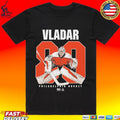 Dan Vladar 80 Philadelphia Hockey Flyers Name And Number T-shirt