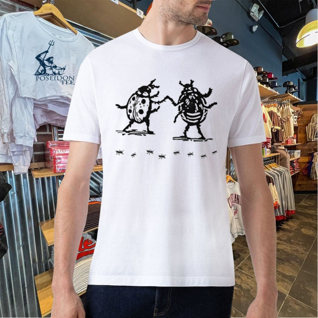 Dancing Lady Bugs The Last Of The Bugs Noah Kahan T-shirt