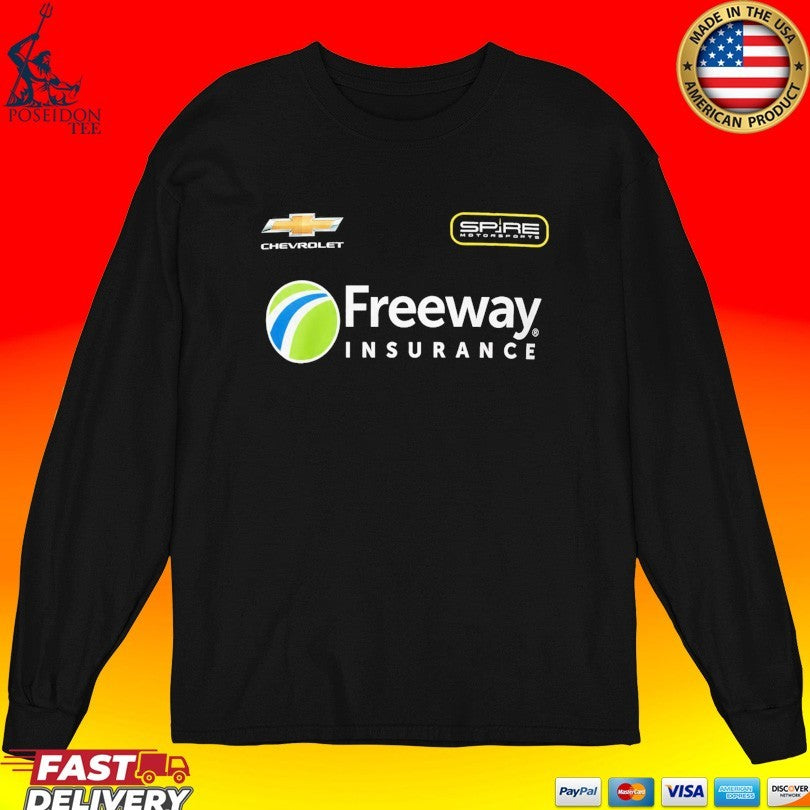 Daniel Suarez Spire Motorsports Freeway Insurance Chevrolet Team T-shirt