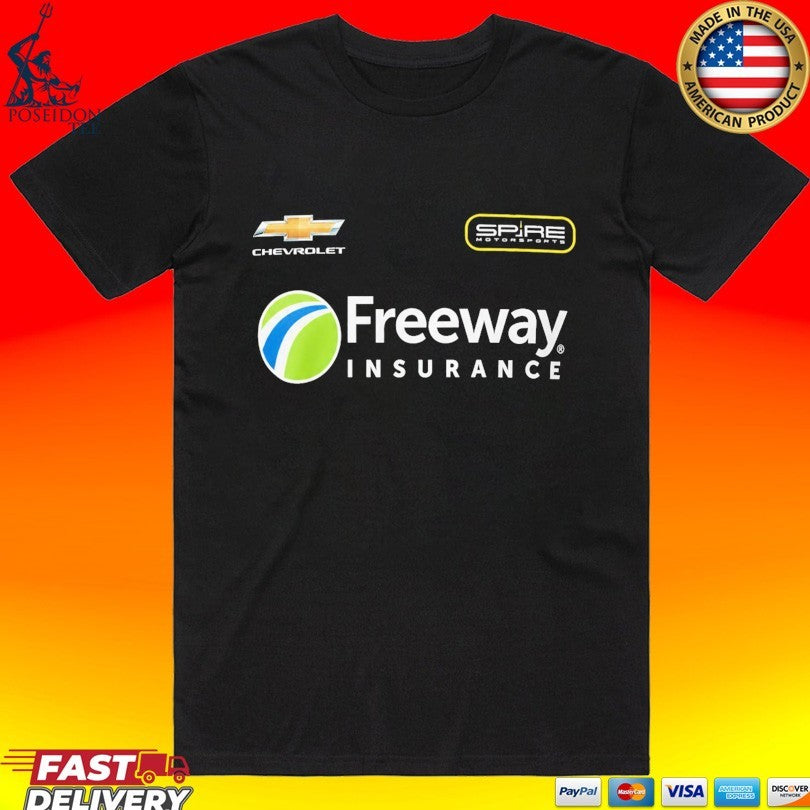 Daniel Suarez Spire Motorsports Freeway Insurance Chevrolet Team T-shirt