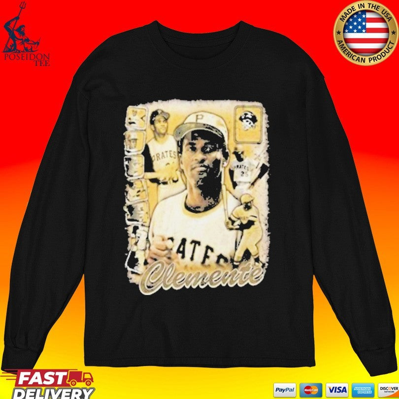 Darell Hernaiz Roberto Clemente Pirates T-shirt