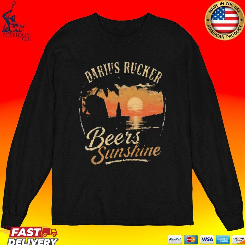 Darius Rucker Beers And Sunshine Grey T-shirt
