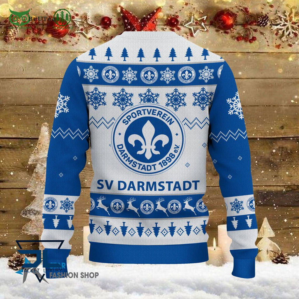 Darmstadt 98 Bundesliga Football 3D Ugly Sweater