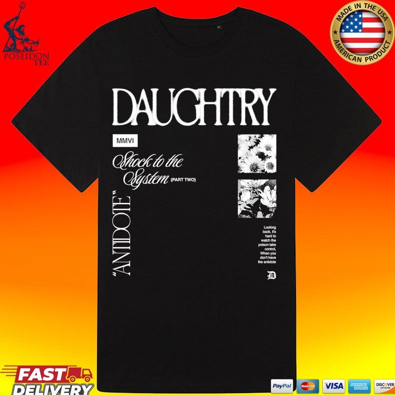 Daughtry Shock To The System Grey T-shirt