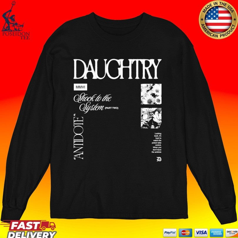 Daughtry Shock To The System Grey T-shirt
