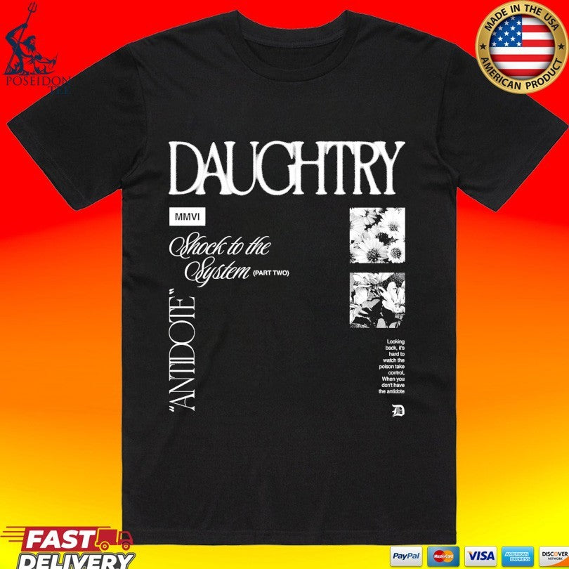 Daughtry Shock To The System Grey T-shirt