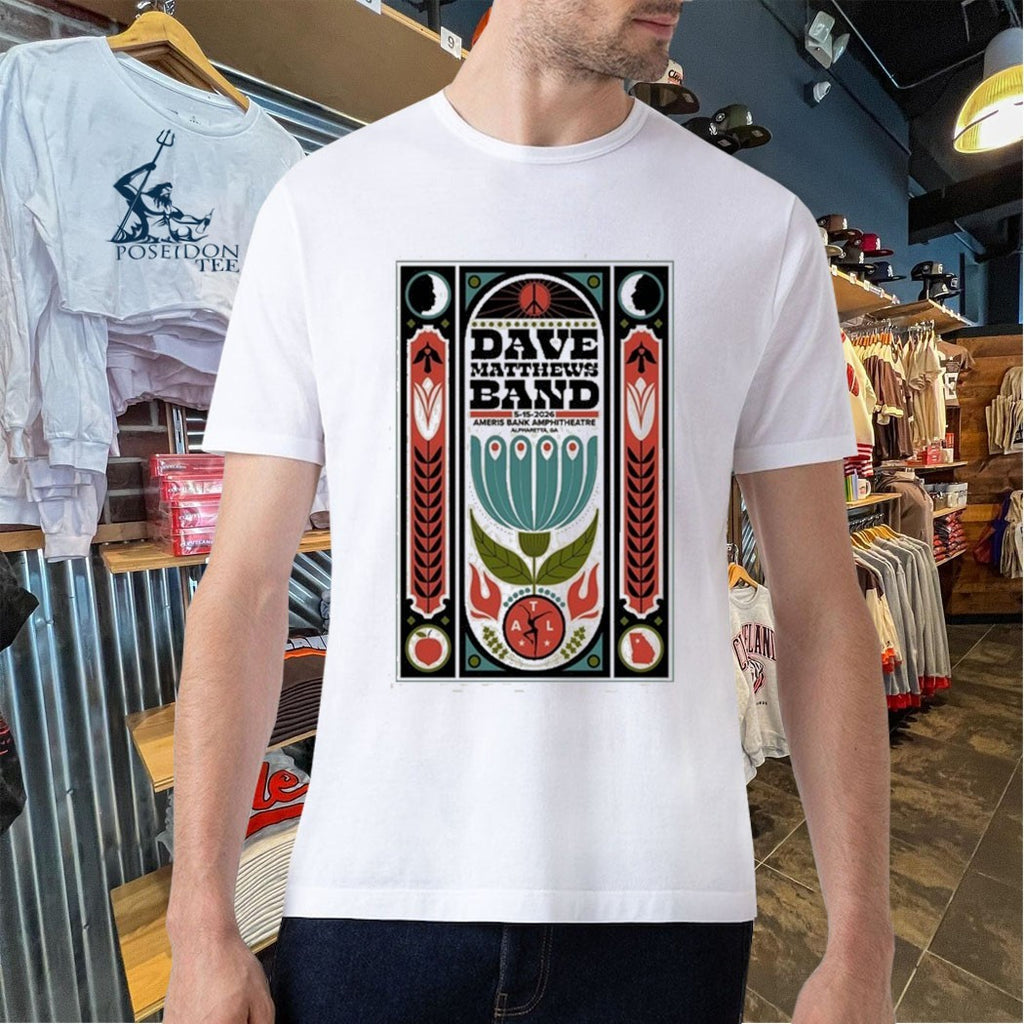Dave Matthews Band In Alpharetta Ga On May 15 2026 Tour T-shirt