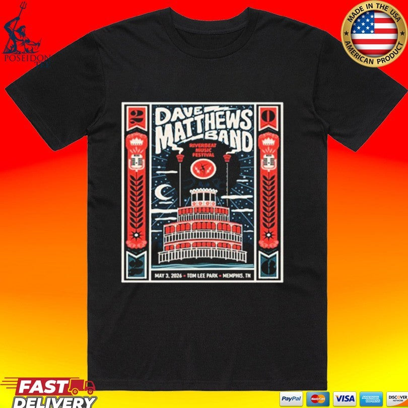 Dave Matthews Band Memphis, Tn 05.03.2025 T-shirt