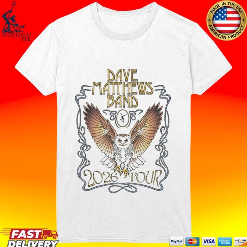 Dave Matthews Band Owl 2026 Tour T-shirt