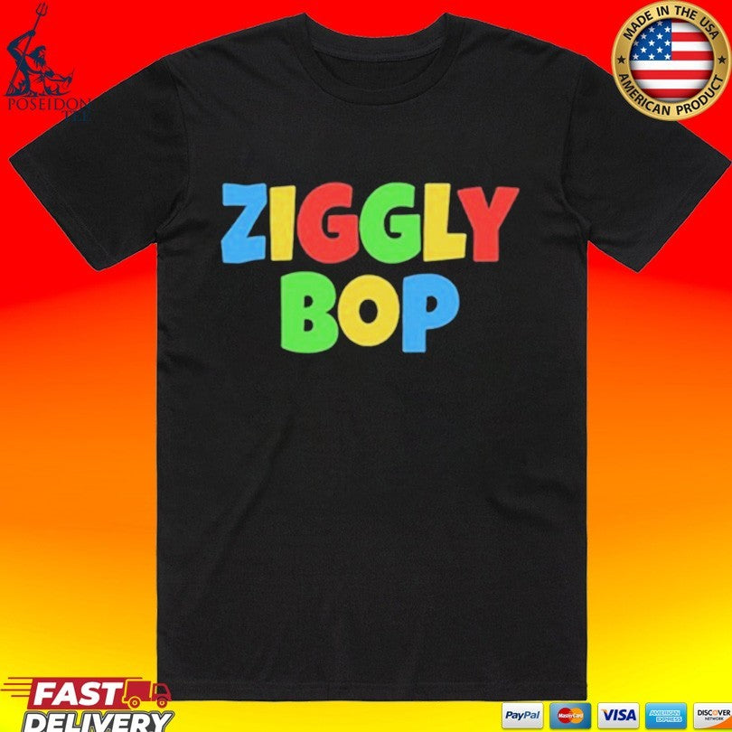 D’aydrian Harding Colorful Ziggly Bop T-shirt