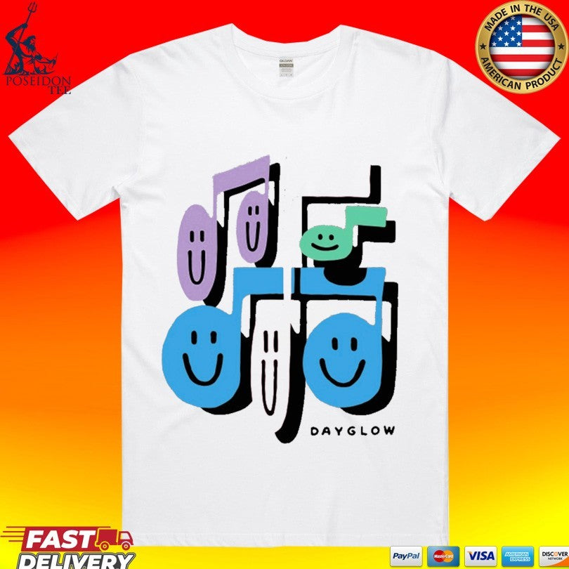 Dayglow Music Notes T-shirt