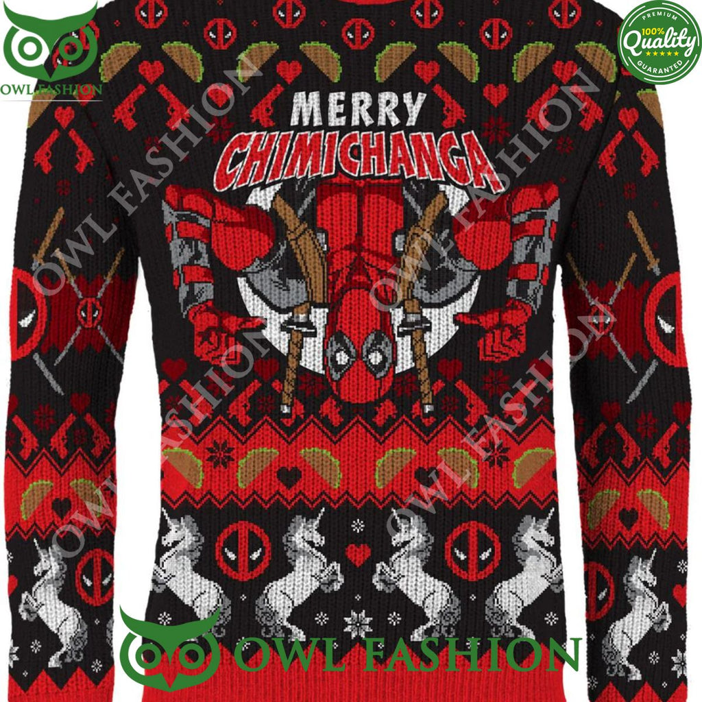 Deadpool Merry Chimichanga Christmas Jumper