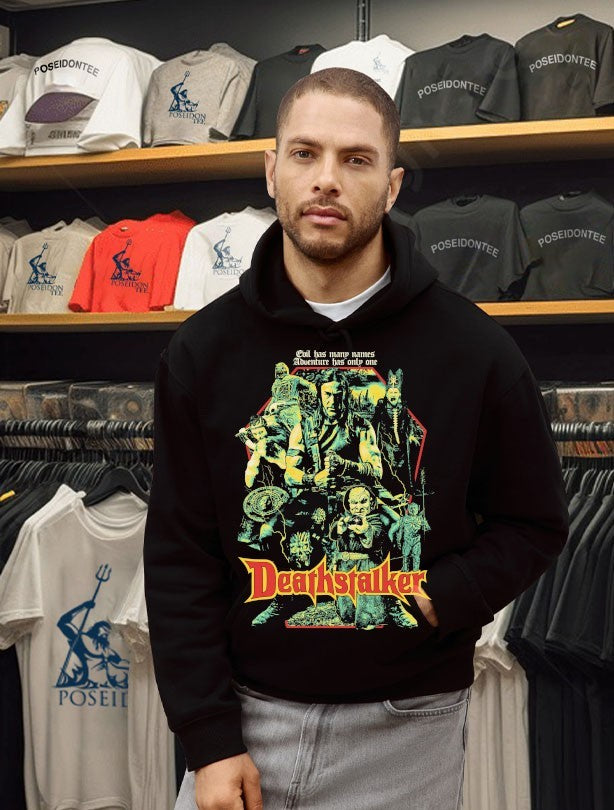 Deathstalker Evil Has Many Names Adventure Has Only One Reign Of Darkness T-shirt