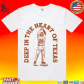 Deep In The Heart Of Texas Baseball Player T-shirt