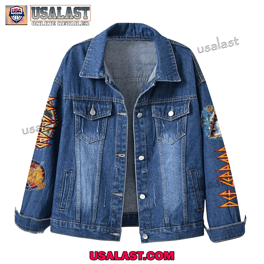 Def Leppard Never Loses Its Spots Denim Jacket