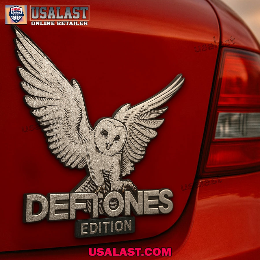 Deftones Custom 3D Car Badge Sticker
