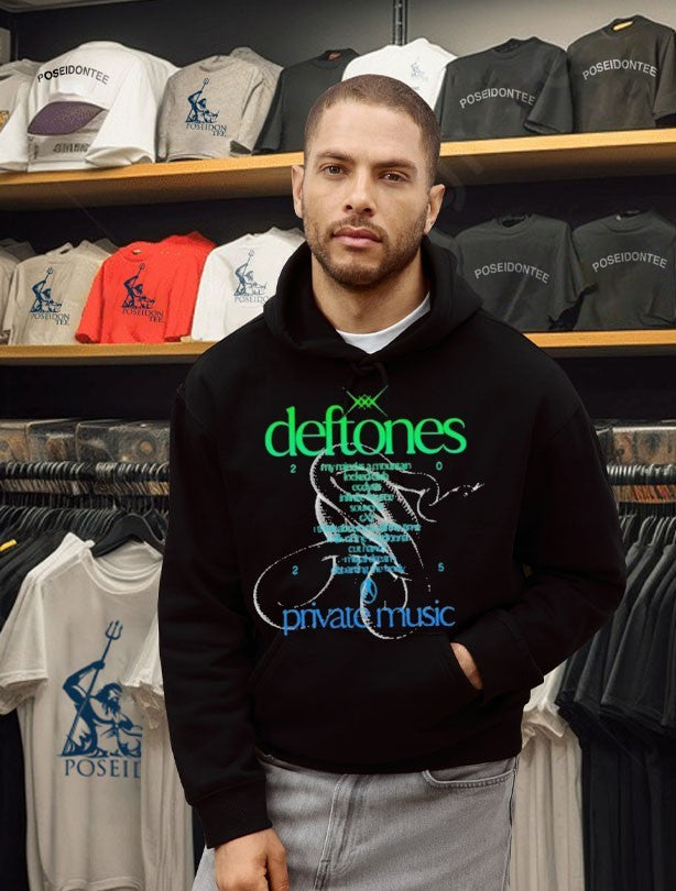 Deftones Private Music Tracklist T-shirt