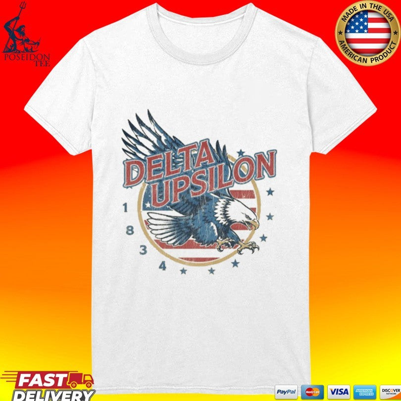 Delta Upsilon Drop 027 Du Stars And Stripes T-shirt