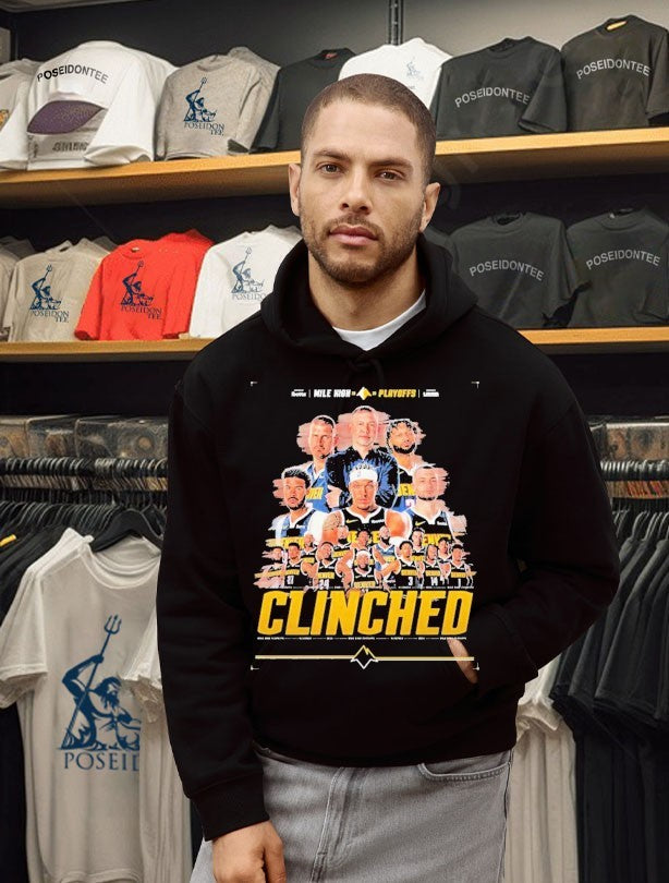 Denver Nuggets 2026 Mile High Playoffs Clinched 2026 T-shirt