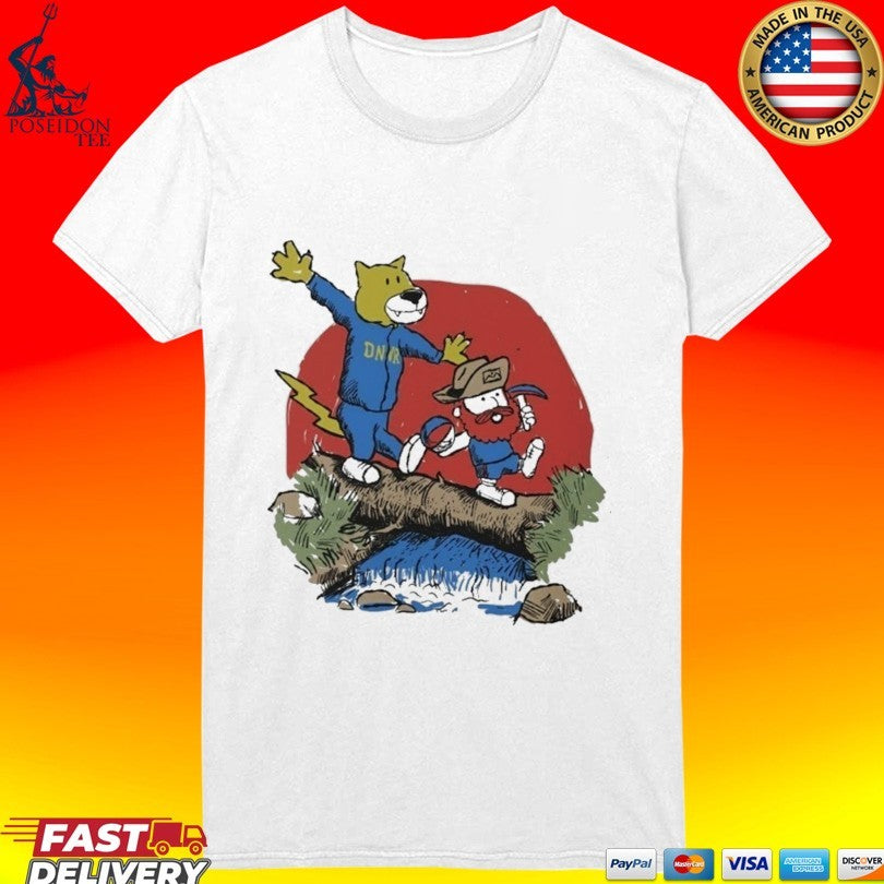 Denver Nuggets Dnvr Cartoon Friends T-shirt