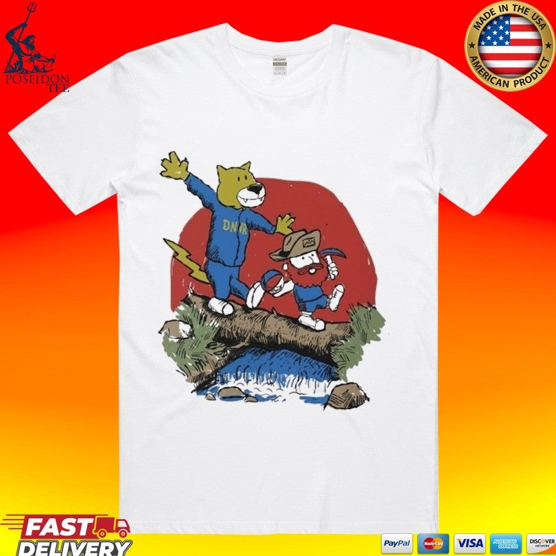 Denver Nuggets Dnvr Cartoon Friends T-shirt