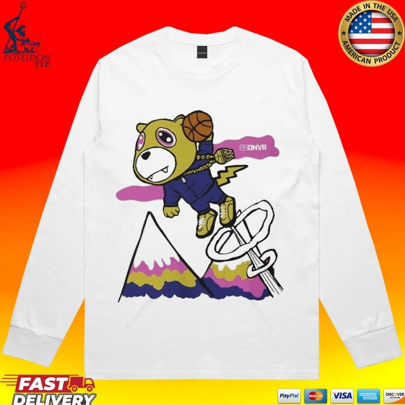 Denver Nuggets Dnvr Flying Mascot T-shirt