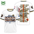 Denver Nuggets NBA Champions Player Name White 3D T-shirt Hoodie